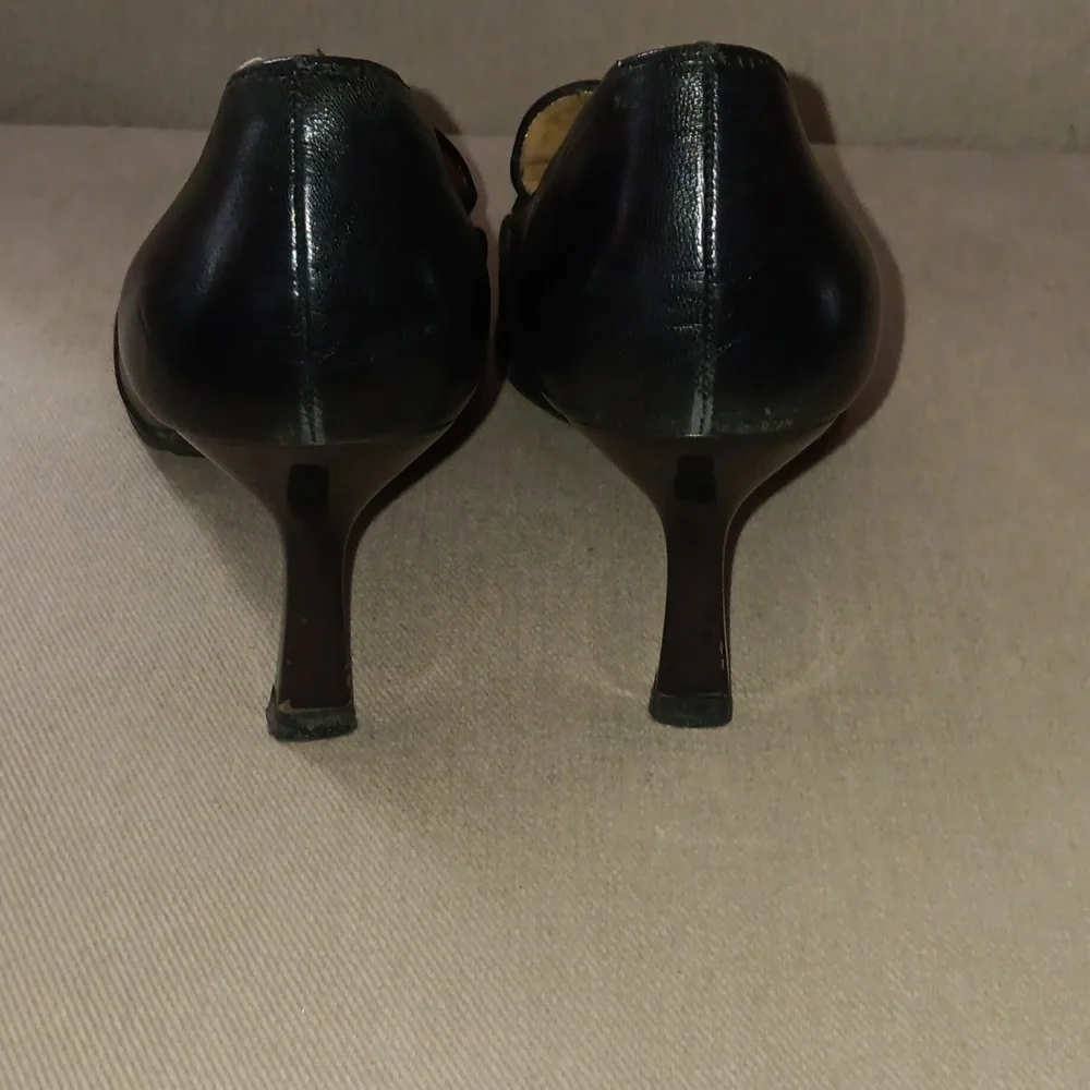 Mario Cerutti black leather heels - Picture 5 of 7